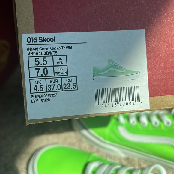 (Neon) Green Gecko/are Wht - Picture 3 of 3